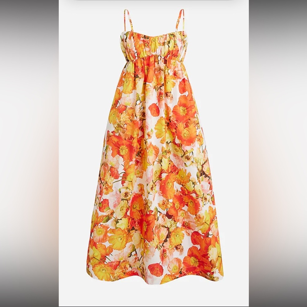 J.Crew Vibrant Floral Dress